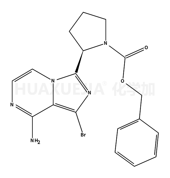 (S)-2-(8-氨基-1-溴咪唑并[1,5-a]吡嗪-3-基)吡咯烷-1-羧酸苄酯