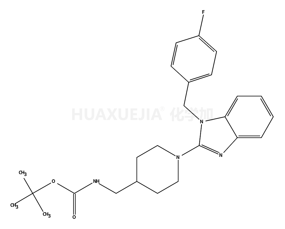 tert-Butyl ((1-(1-(4-fluorobenzyl)-1H-benzo[d]imidazol-2-yl)piperidin-4-yl)methyl)carbamate