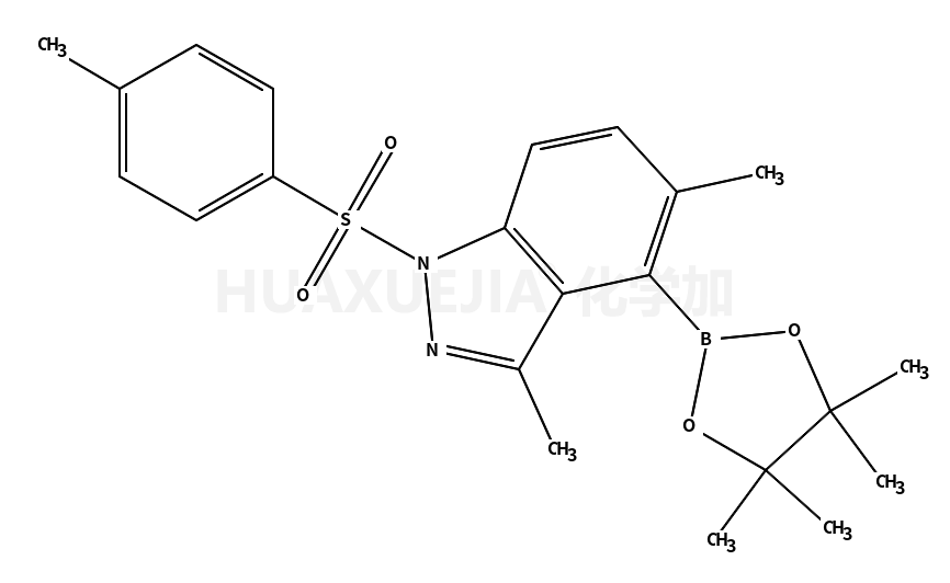 3,5-dimethyl-1-[(4-methylphenyl)sulfonyl]-4-(4,4,5,5-tetramethyl-1,3,2-dioxaborolan-2-yl)-1H-Indazole