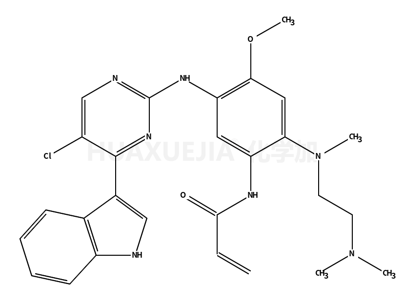 N-[5-[[5-氯-4-(1H-吲哚-3-基)-2-嘧啶基]氨基]-2-[[2-(二甲基氨基)乙基]甲基氨基]-4-甲氧基苯基]-2-丙烯酰胺