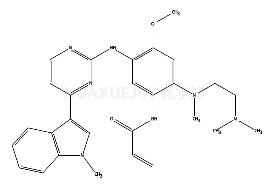 N-[2-[[2-(二甲基氨基)乙基]甲基氨基]-4-甲氧基-5-[[4-(1-甲基-1H-吲哚-3-基)-2-嘧啶基]氨基]苯基]-2-丙烯酰胺(游離堿）
