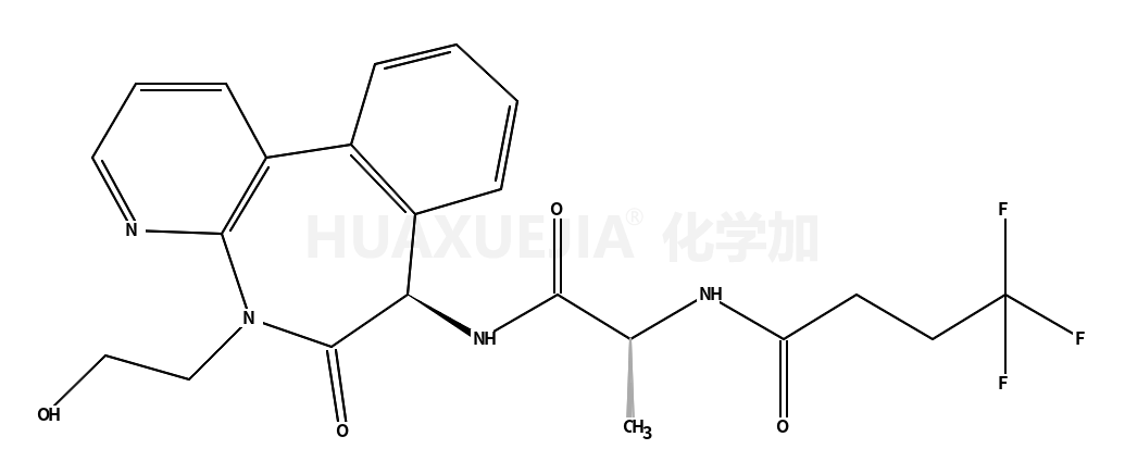 4,4,4-Trifluoro-N-((S)-1-(((S)-5-(2-hydroxyethyl)-6-oxo-6,7-dihydro-5H-benzo[d]pyrido[2,3-b]azepin-7-yl)amino)-1-oxopropan-2-yl)butanamide