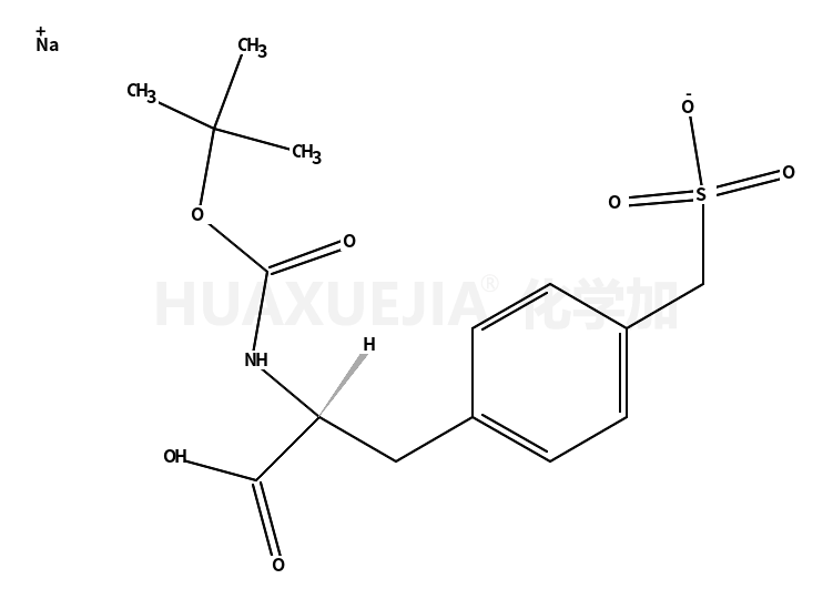 N-tert-butyloxycarbonyl-4-(sulfomethyl)-D-phenylalanine