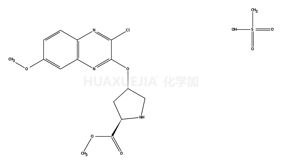 (4R)-4-[(3-氯-7-甲氧基-2-喹喔啉基)氧基]-L-脯氨酸甲酯甲烷磺酸盐