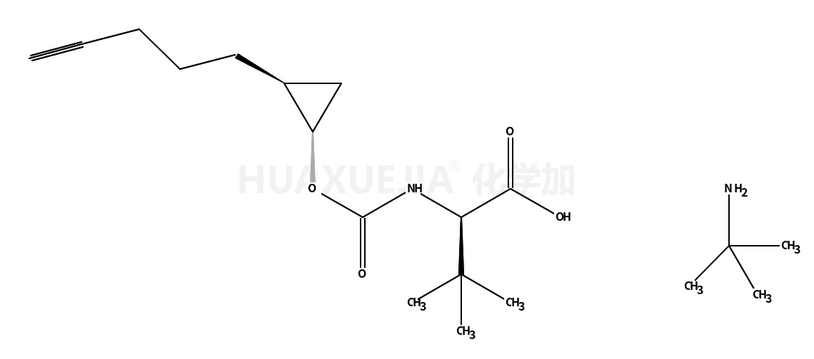 (S)-3,3-二甲基-2-((((1R,2R)-2-(戊-4-炔-1-基)环丙氧基)羰基)氨基)丁酸叔丁胺盐