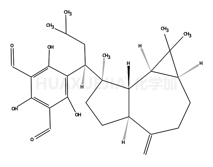 5-[(1R)-1-[(1aR,4aR,7S,7aR,7bR)-1,1,7-trimethyl-4-methylidene-1a,2,3,4a,5,6,7a,7b-octahydrocyclopropa[h]azulen-7-yl]-3-methylbutyl]-2,4,6-trihydroxybenzene-1,3-dicarbaldehyde