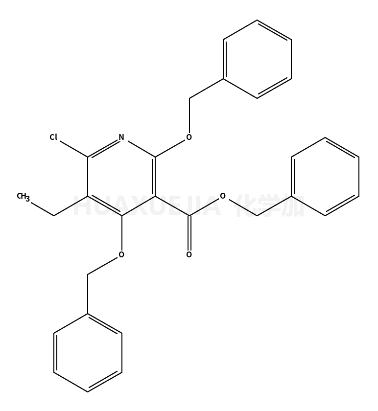Benzyl 2,4-bis(benzyloxy)-6-chloro-5-ethylnicotinate