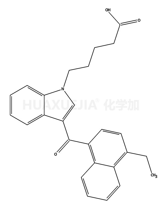 5-[3-(4-Ethyl-1-naphthoyl)-1H-indol-1-yl]pentanoic acid