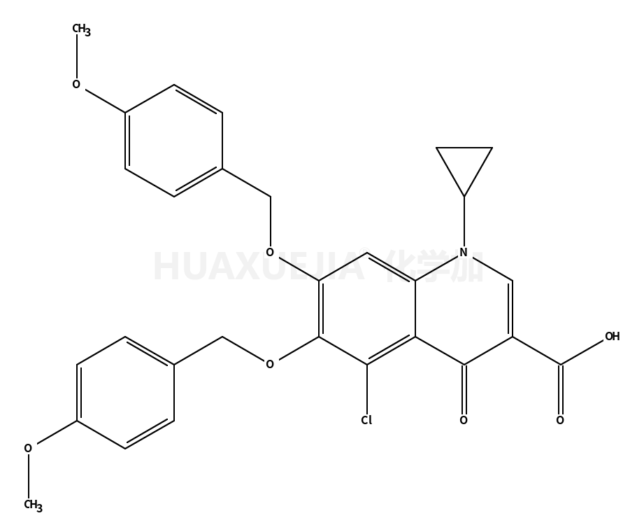 5-Chloro-1-cyclopropyl-6,7-bis((4-methoxybenzyl)oxy)-4-oxo-1,4-dihydroquinoline-3-carboxylic acid