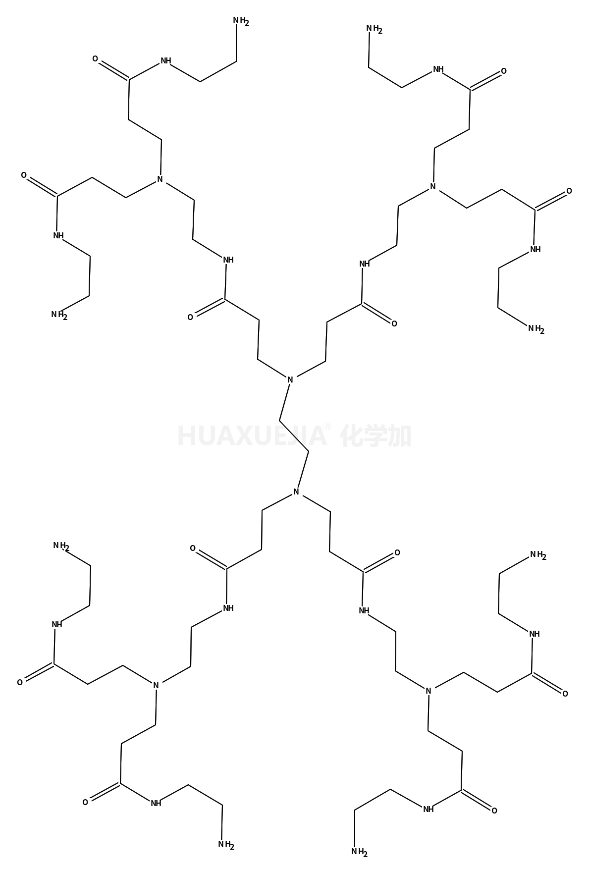 PAMAM 树枝状聚合物,乙二胺核,1.0 代 溶液
