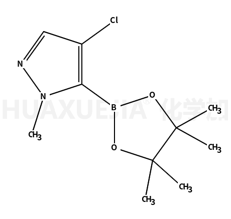 4-氯-1-甲基-5-(4,4,5,5-四甲基-1,3,2-二噁硼烷-2-基)-1H-吡唑