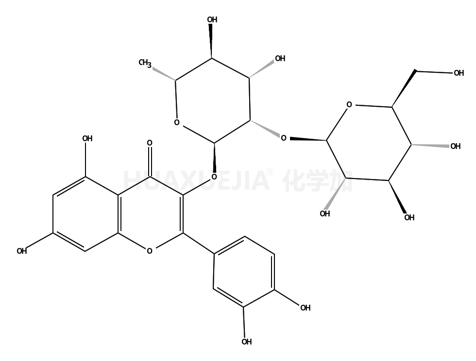 槲皮素 3-O-葡萄糖基(1→2)鼠李糖苷