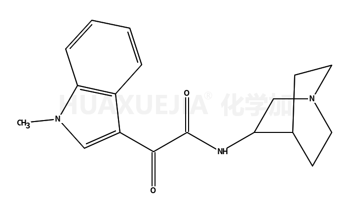 N-(1-azabicyclo[2.2.2]octan-3-yl)-2-(1-methylindol-3-yl)-2-oxoacetamide