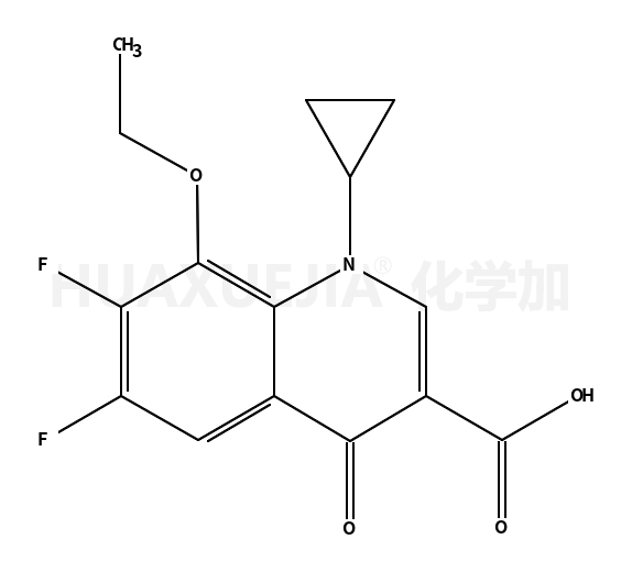 1-环丙基-6,7-二氟-1,4-二氢-8-乙氧基-4-氧代-3-喹啉羧酸