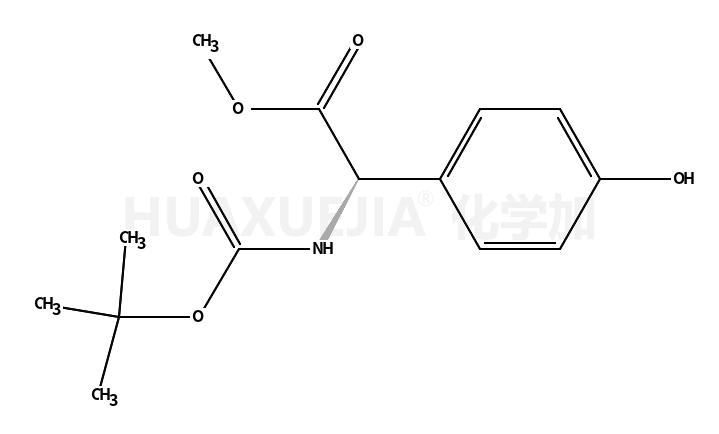 2-(Boc-氨基)-2-(4-羟基苯基)乙酸甲酯