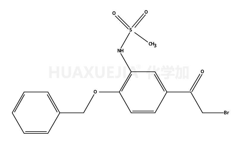 N-(2-(苄氧基)-5-(2-溴乙酰基)苯基)甲烷磺酰胺