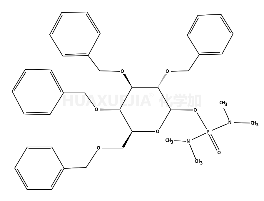 2,3,4,6-四-O-苄基-α-D-吡喃葡萄糖基N,N,N',N'-四甲基二氨基磷酸酯(约20%的苯溶液)