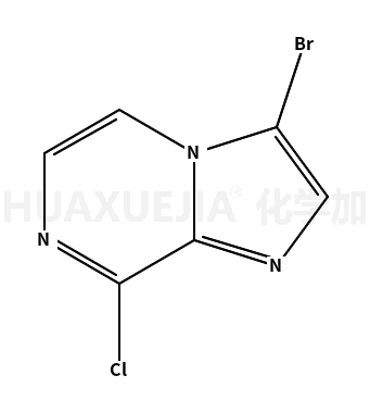 3-溴-8-氯咪唑并（1,2-A）吡嗪