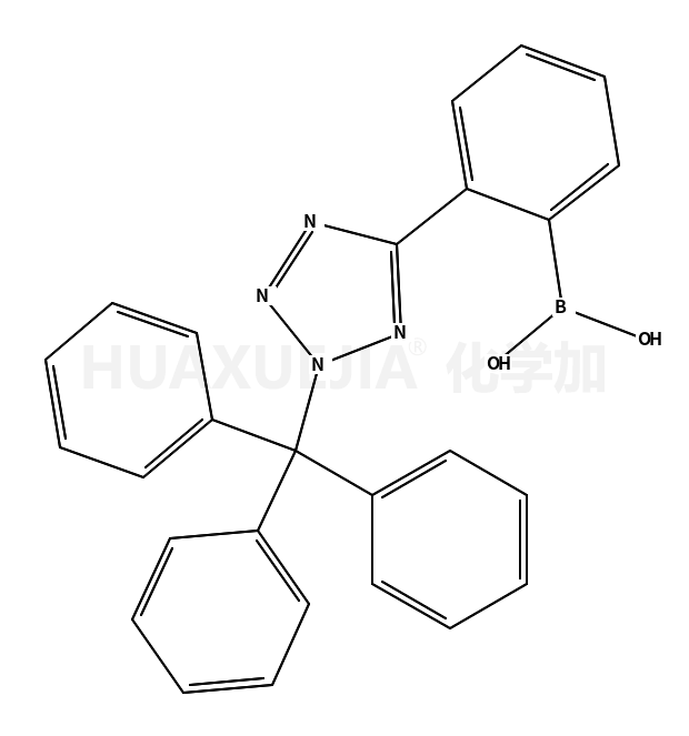 2 -(5-(1-三苯甲基-1H-四氮唑)苯硼酸