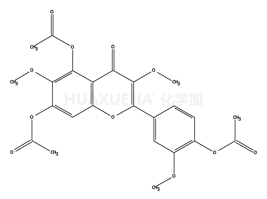 2-(4-Acetoxy-3-methoxyphenyl)-3,6-dimethoxy-4-oxo-4H-chromene-5,7 -diyl diacetate