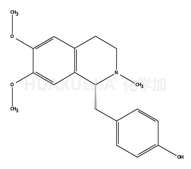 4-[[(1S)-1,2,3,4-Tetrahydro-6,7-dimethoxy-2-methylisoquinolin-1-yl]methyl]phenol