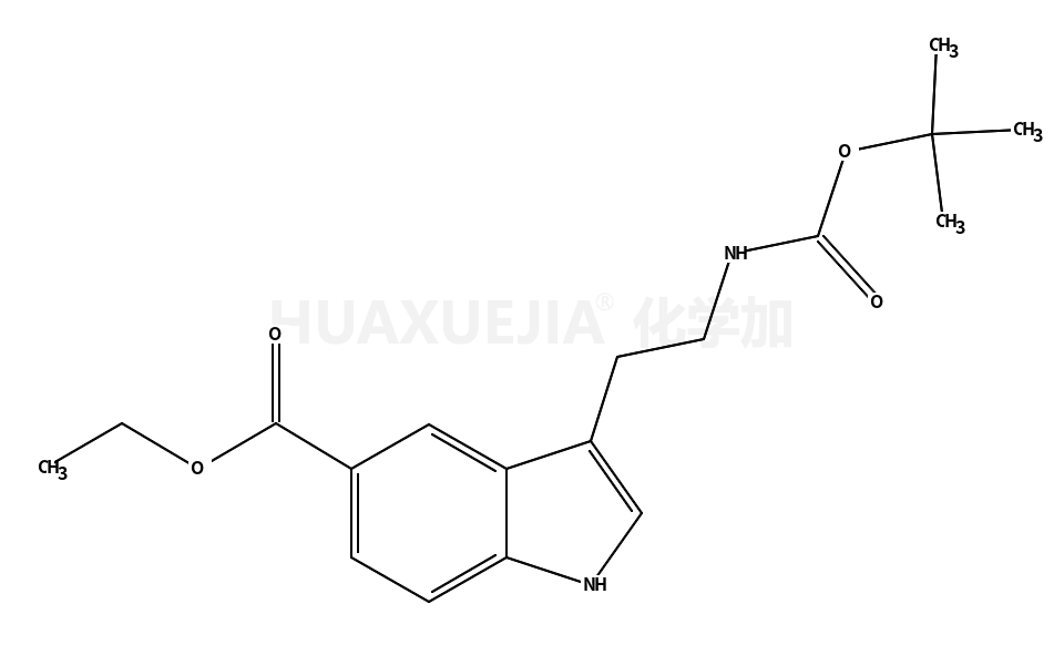 3-(2-叔丁氧基羰基氨基-乙基)-1H-吲哚-5-羧酸乙酯