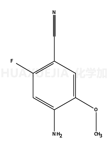 2-氟-4-氨基-5-甲氧基苯腈