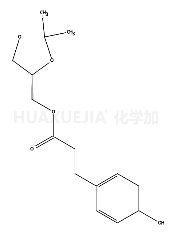 (S)-(2,2-二甲基-1,3-二氧环戊烷-4-基)甲基 3-(4-羟基苯基)丙酸酯