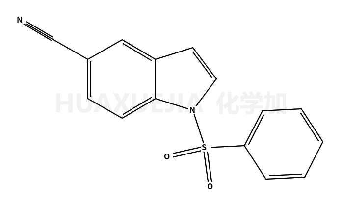 1-benzenesulfonyl-1H-indole-5-carbonitrile