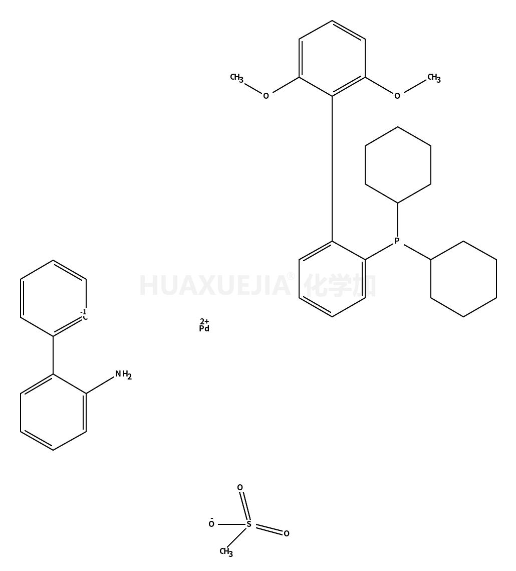 甲烷磺酸(2-二环己基膦基-2',6'-二甲氧基-1,1'-联苯基)(2'-氨基-1,1'-联苯-2-基)钯(II)