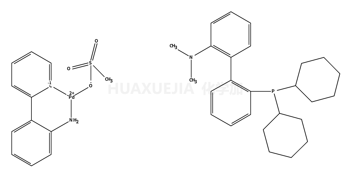 Methanesulfonato[2-(dicyclohexylphosphino)-2'-(N,N-dimethylamino)-1,1'-biphenyl](2'-amino-1,1'-biphenyl-2-yl)palladium(II) CH2Cl2 adduct