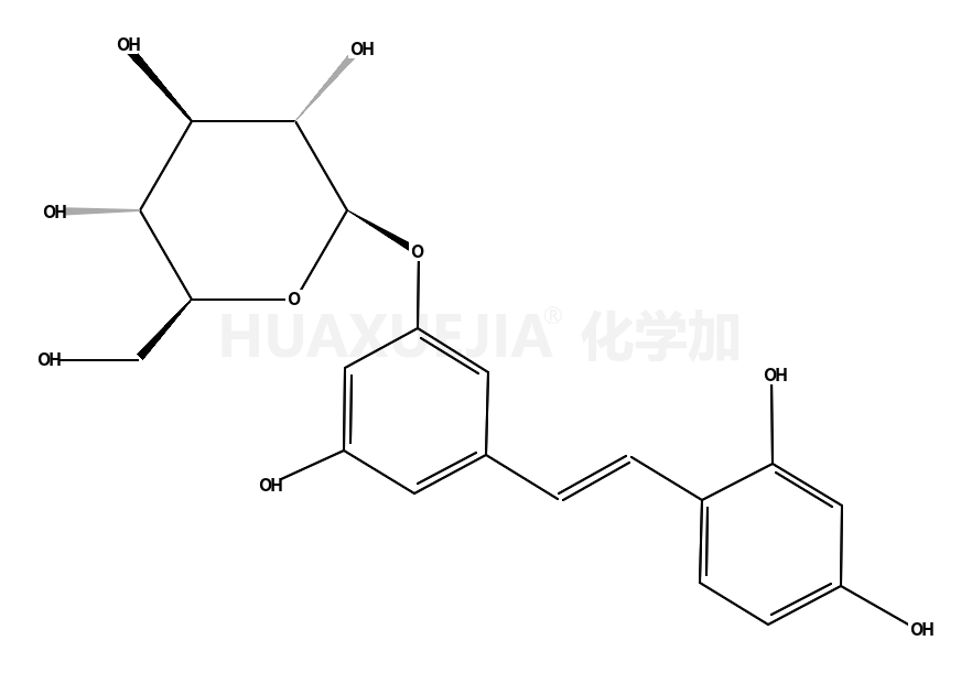 氧化白藜芦醇-3'-O-β-D-吡喃葡萄糖苷