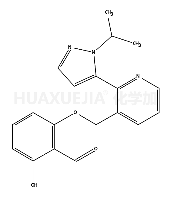 2-羥基-6-([2-[1-(丙烷-2-基)-1H-吡唑-5-基]吡啶-3-基]甲氧基)苯甲醛