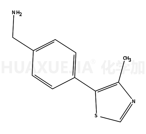 (4-(4-methylthiazol-5-yl)phenyl)methanamine