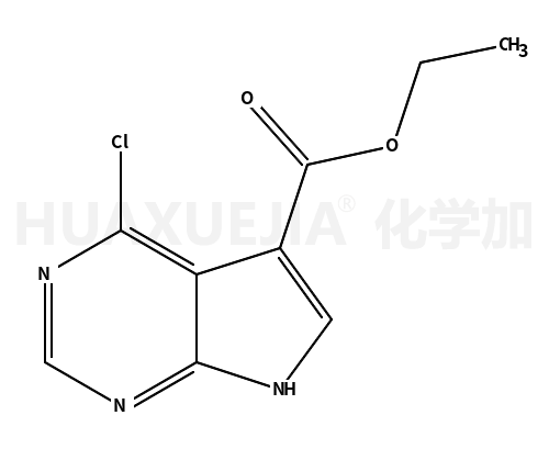 4-氯-7H-吡咯并[2,3-d]嘧啶-5-甲酸乙酯