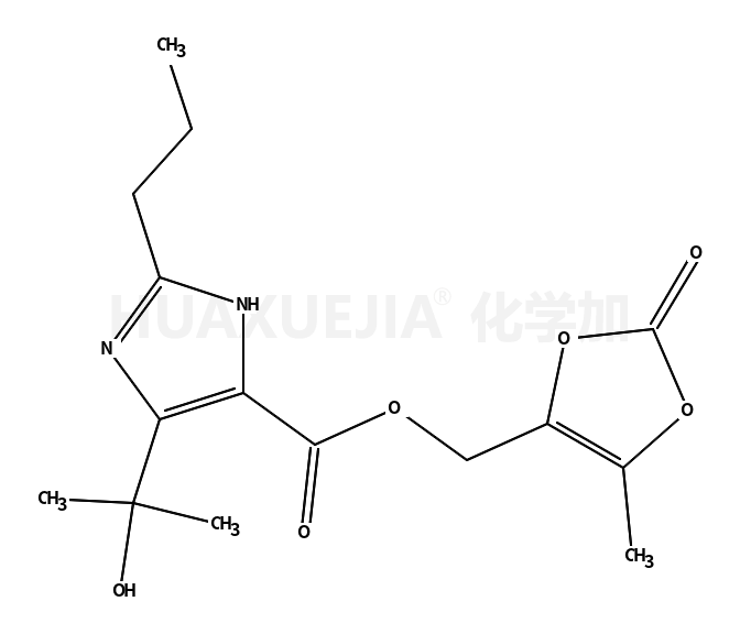 (5-甲基-2-氧代-1,3-二氧代-4-基)甲基 4-(4-羟基-4-甲基-2-戊基)-1H-咪唑-5-羧酸