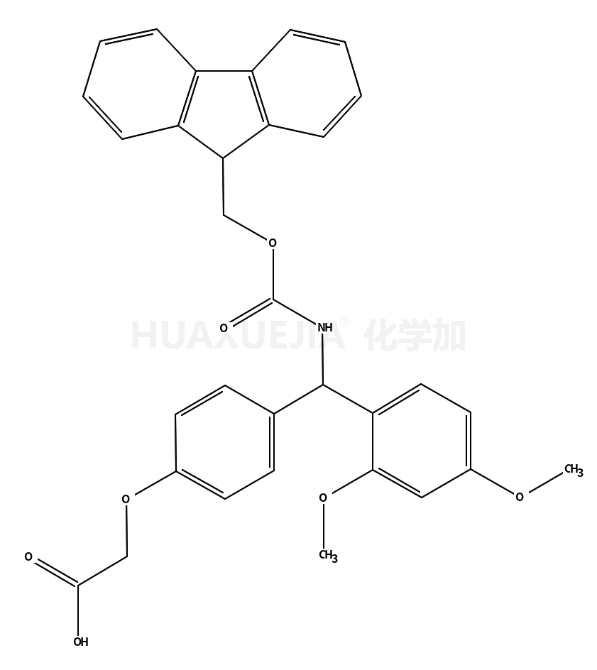 4-[(2,4-二甲氧基苯基)(Fmoc-氨基)甲基]苯氧乙酸