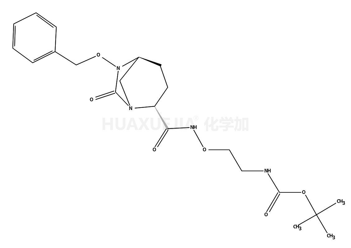 N-[2-[[[[(1R,2S,5R)-7-氧代-6-(苯基甲氧基)-1,6-二氮杂双环[3.2.1]辛烷-2-基]羰基]氨基]氧基]乙基]氨基甲酸叔丁酯