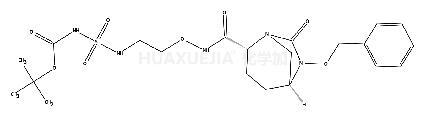 9-氧代-9-[(1R,2S,5R)-7-氧代-6-(苯基甲氧基)-1,6-二氮杂双环[3.2.1]辛-2-基]-7-氧杂-3-硫杂-2,4,8-三氮杂壬酸叔丁酯 3,3-二氧化物