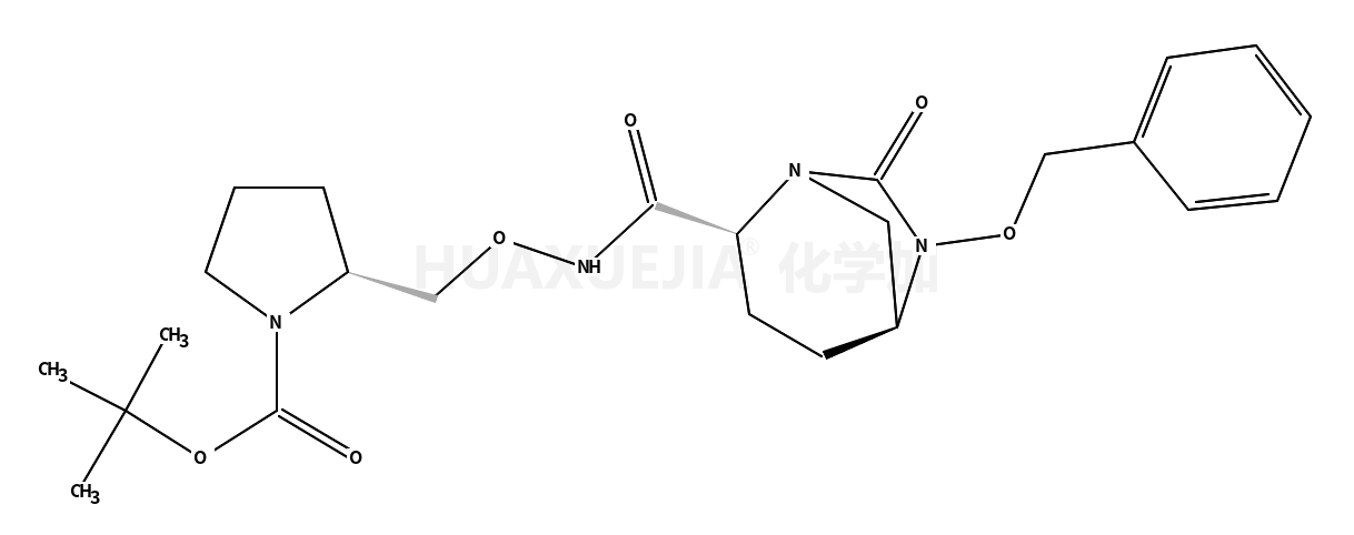 (2S)-2-[[[[[(1R,2S,5R)-7-氧代-6-(苯基甲氧基)-1,6-二氮杂双环[3.2.1]辛-2-基]羰基]氨基]氧基]甲基]-1-吡咯烷羧酸叔丁酯