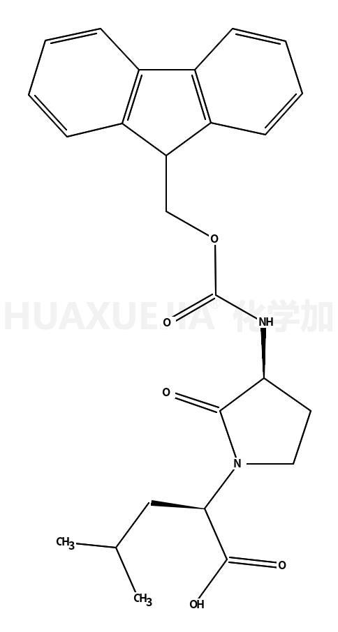 (AS,3R)-3-[[(9H-芴-9-基甲氧基)羰基]氨基]-Α-(2-甲基丙基)-2-氧代-1-吡咯烷基乙酸