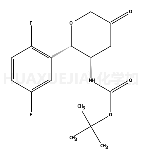 tert-butyl ((2R,3R)-2-(2,5-difluorophenyl)-5-oxotetrahydro-2H-pyran-3-yl)carbamate