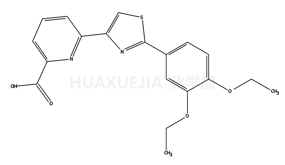 6-(2-(3,4-二乙氧基苯基)噻唑-4-基)甲酸吡啶