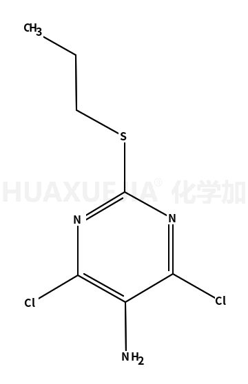 替卡格雷中间体44,6-二氯-2-(丙硫基)-5-氨基嘧啶，