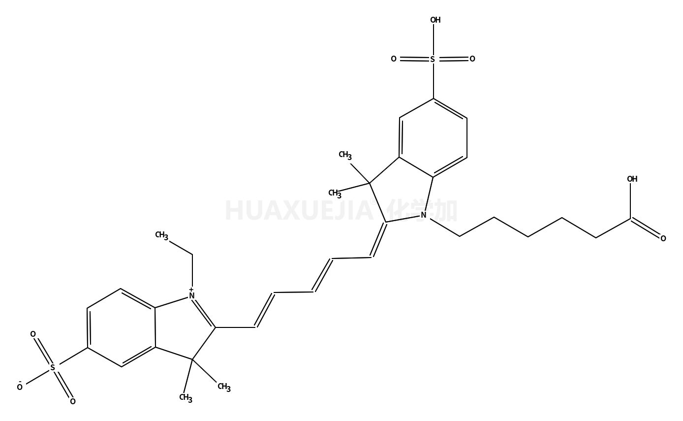 磺酸基-Cy5羧酸