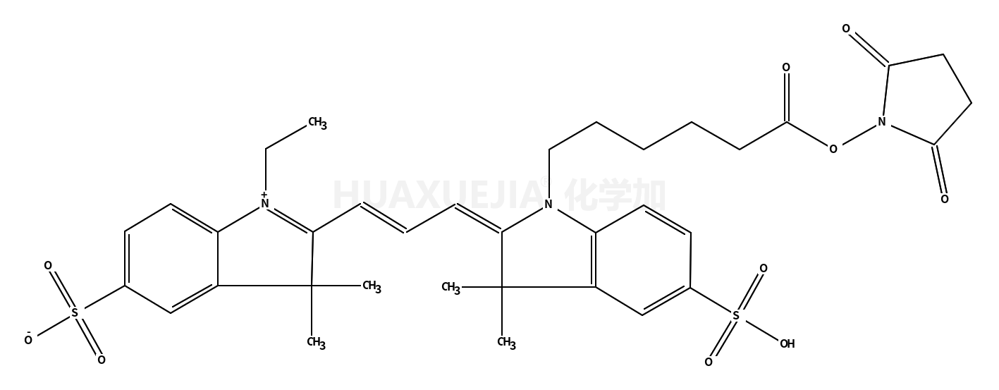 3H-吲哚正离子,2-[3-[1-[6-[(2,5-二羰基-1-吡咯烷基)氧代]-6-羰基己基]-1,3-二氢-3,3-二甲基-5-硫代-2H-吲哚-2-亚基]-1-丙烯-1-基]-1-乙基-3,3-二甲基-5-硫代-,内盐