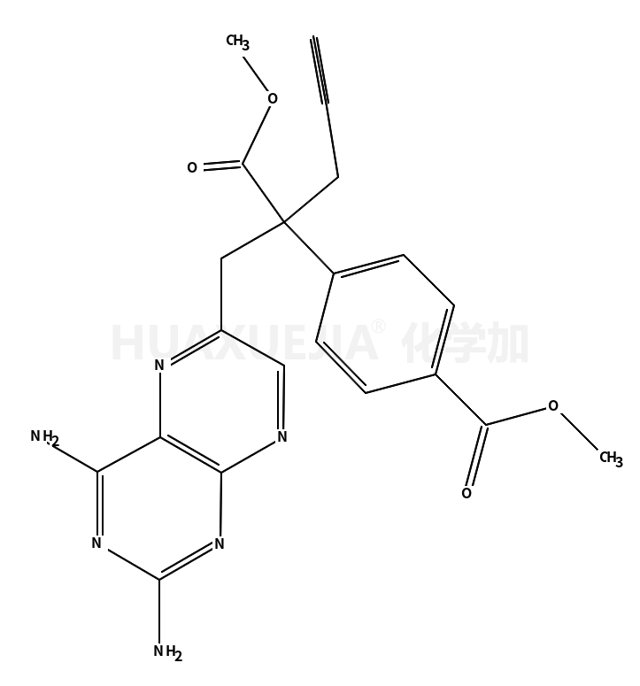 methyl 4-[2-[(2,4-diaminopteridin-6-yl)methyl]-1-methoxy-1-oxopent-4-yn-2-yl]benzoate