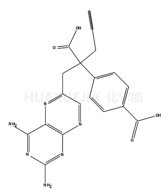 2,4-二氨基-alpha-(4-羧基苯基)-alpha-2-丙炔基-6-蝶啶丙酸