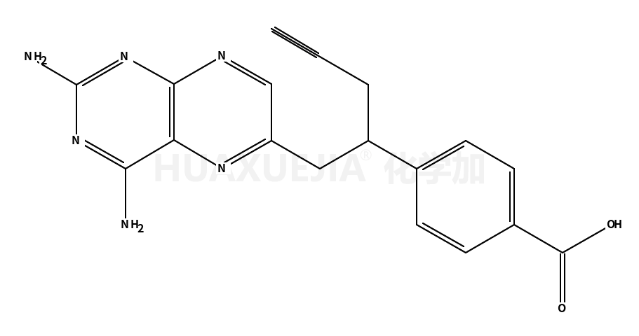 4-[1-(2,4-二氨基-6-蝶啶基)-4-戊炔-2-基]苯甲酸