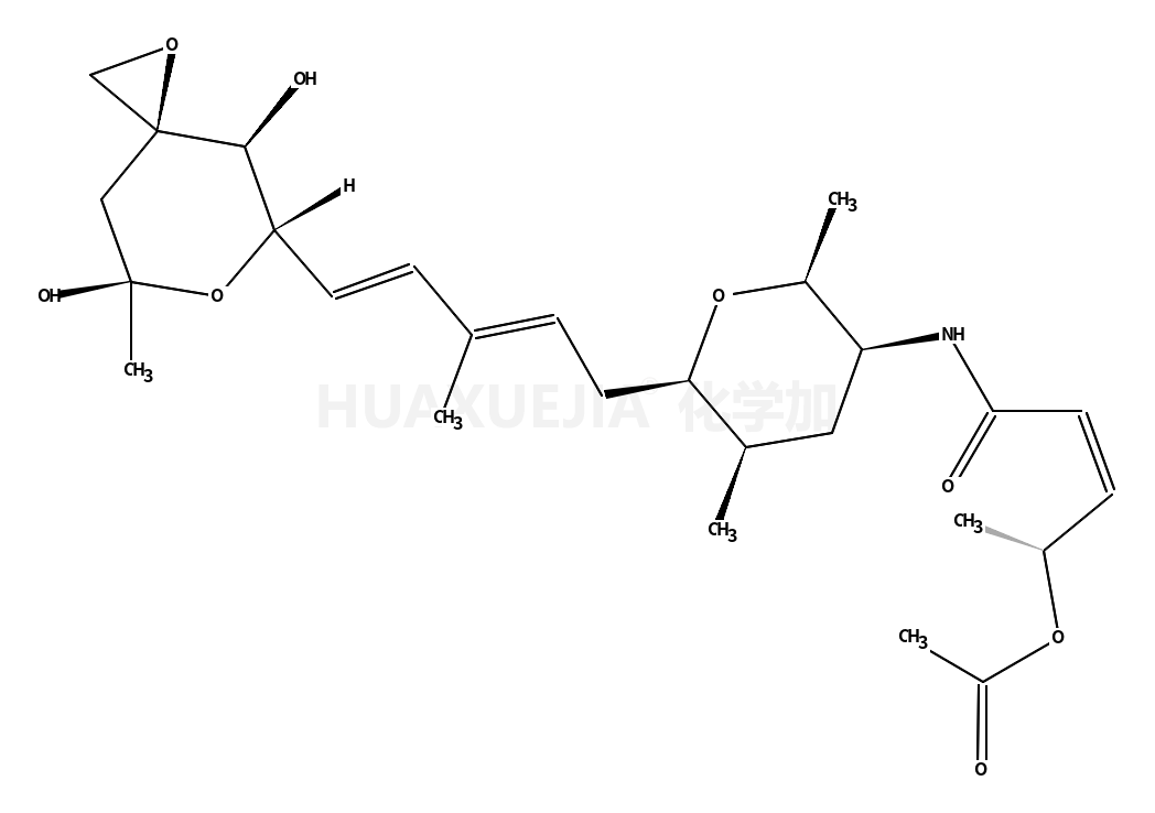 4(S)-乙酰氧基-N-[(2R,3R,5S,6S)-6-[5-[(3R,4R,5R,7S)-4,7-二羟基-7-甲基-1,6-二氧杂螺[2.5]辛烷-5-基]-3-甲基-2(E),4(E)-戊二烯基]-2,5-二甲基四氢吡喃-3-基]-2(Z)-戊烯酰胺